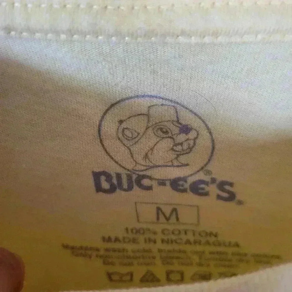 BUC-EES Medium Texas Wildflower Short Sleeve Cotton Tee Yellow T-shirt - Picture 3 of 6